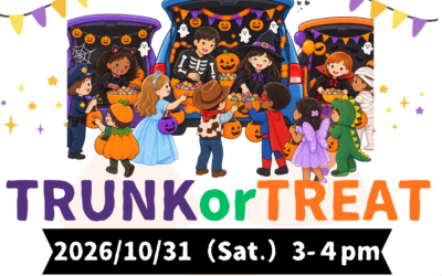 【10/31/ (Sat.) 3:00-4:00pm】 Trunk-or-Treat / Trunk host needed!!トランクの参加を募集中!!